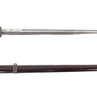 Chinese Long Sword with Scabbard