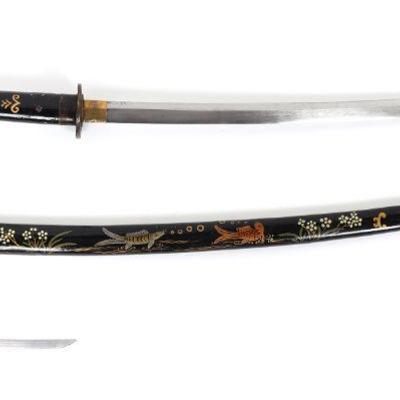 Vintage Japanese Lacquer Sword w/Scabbard