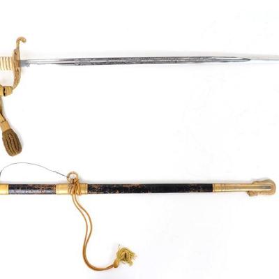 US Naval Officer's Sword w/Scabbard