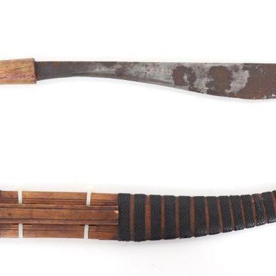 Philippines Lumad or Visayan Bolo Knife w/Scabbard