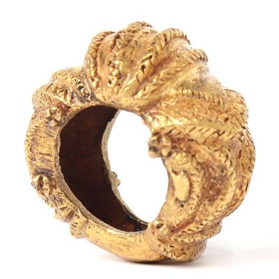 Asante Gold Chief's Ring, 18k (21g)