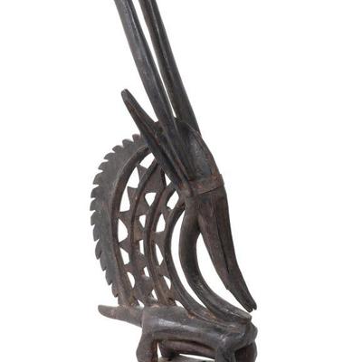 Bamana "Chiwara" Vertical Antelope Headdress, Mali