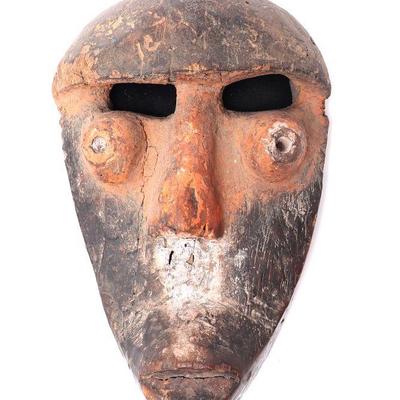 Ibo Face Mask, Polychrome Painted