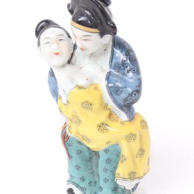 Chinese Porcelain Snuff Bottle, Lovers