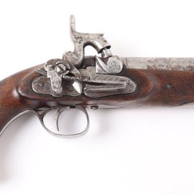 Spanish Miquelet Percussion Converted Pistol, Circa 1850