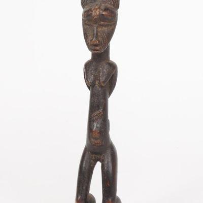 African Dan Wood Carved Woman