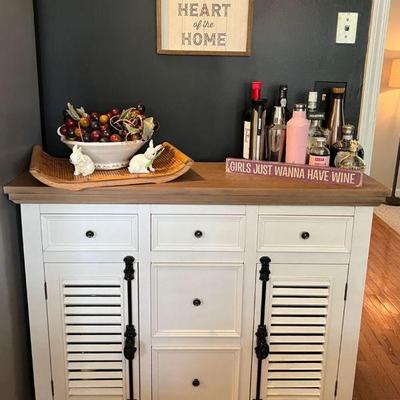 Kitchen buffet storage cabinet (or wine bar) 