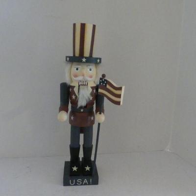 Santa's Workshop 15" Patriotic Uncle Sam Nutcracker