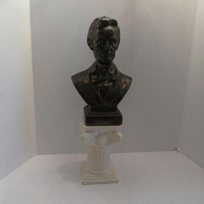 Vintage Ceramic Abraham Lincoln Inscribed 