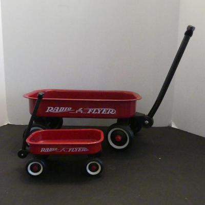 Vintage Small & Tiny Radio Flyer Little Red Wagons