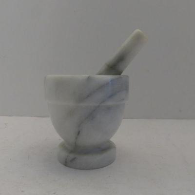 Vintage Marble Mortal & Pestle - Mortar: 4