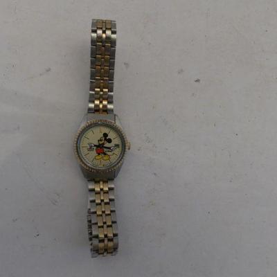 Vintage 1994 Mickey Mouse Lorus/Seiko Ladies Two-Tone Date Watch