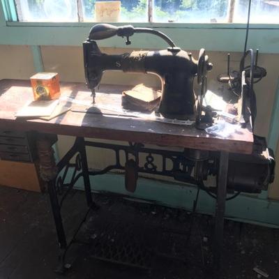 Vintage industrial sewing machine 