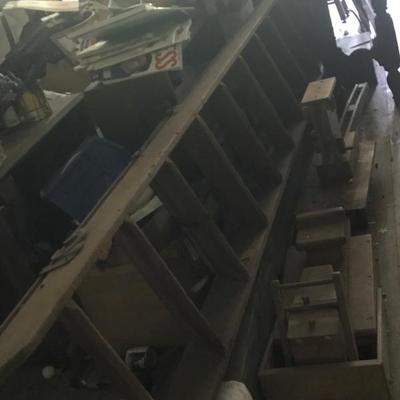 Old school slide ladder