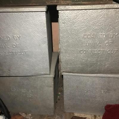 UConn Creamery galvanized milk boxes 