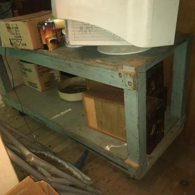 Industrial carts, shelving 