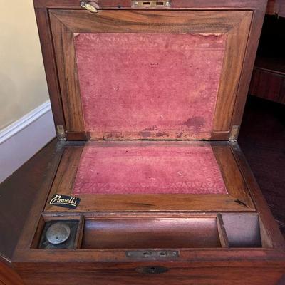 Antique Walnut Writing Desk