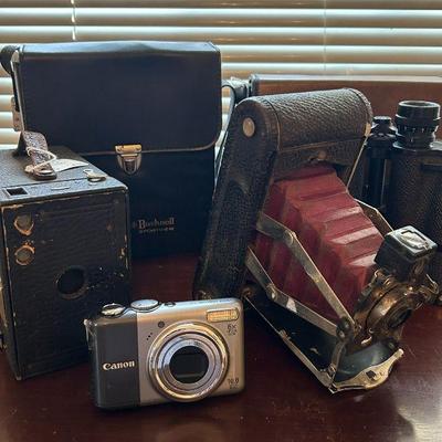 Large Collection of Antique, Vintage and Model Cameras and Equipment