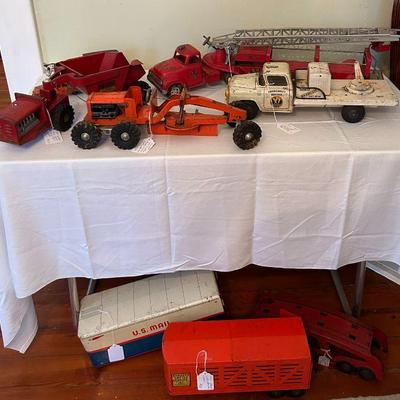 1950's Pressed Steel Emergency, Farm and Construction Vehicles