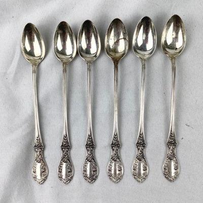FLRO330 Sterling Tea Spoons - Six	Lot includes six spoons.
