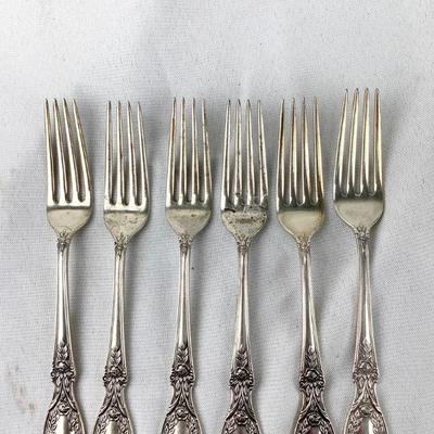 FLRO332 Sterling Dinner Forks - Six	Lot includes six dinner forks
