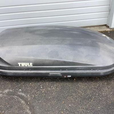 TOSH304 Thule Ascent 1500 Rooftop Cargo Box Carrier	Like new.  Measures approximately 65' Long x 32' Wide.
