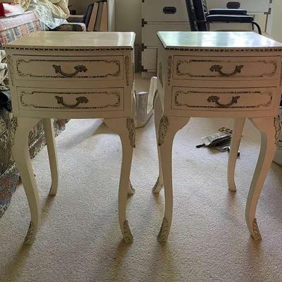 KKV127- White Night Stands 