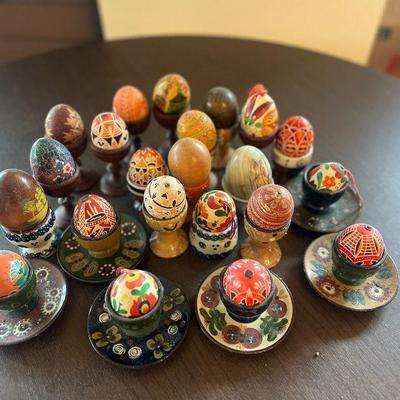 KKV183- Vintage Pysanky Style Eggs