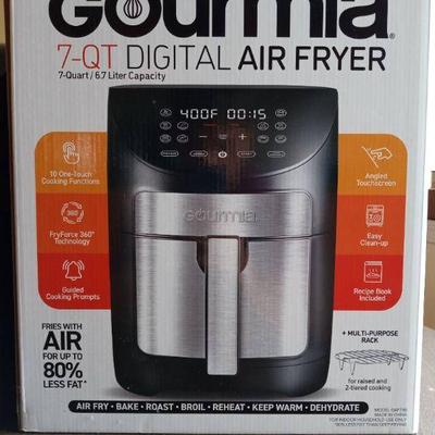 KKV063- Gourmia 7 QT Digital Air Fryer