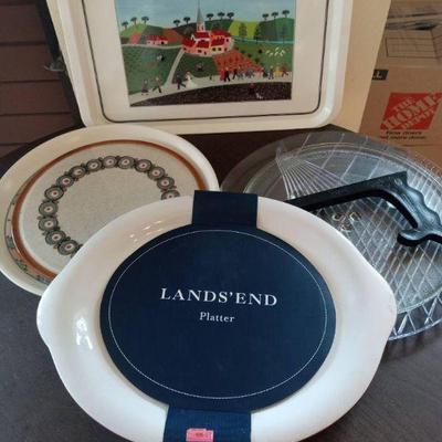 KKV175- Various Glassware & Plate Stand