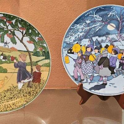 KKV079-Collectible Vintage Porcelain Plates