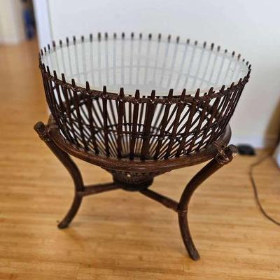 KKV032-Fish Trap Basket Table