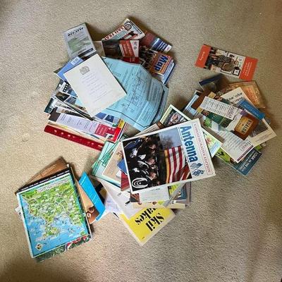 KKV101- Ephemera Of Maps And Travel Guides 