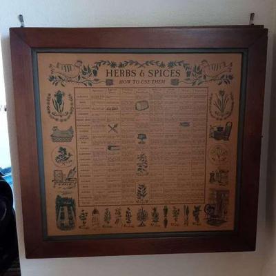 KKV106- Wooden Herb And Spices Rack