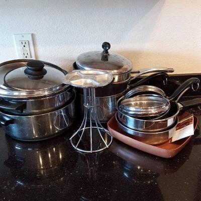 KKV143- Various Pots & Pans