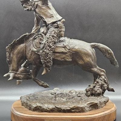 Jack Bryant Bronze Sculpture: 'Quirt & Spurs'