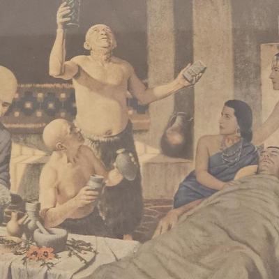 Pharmaceuticals in 2600 B.C. Babylonia, Print
