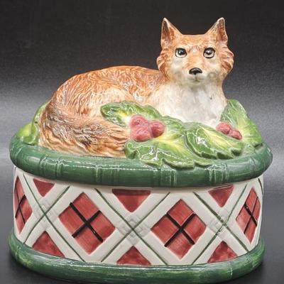 Noritake Figural Dish w/ Fox on Lid