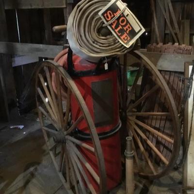 Sale Photo Thumbnail #10: Antique fire fighting equipment 
