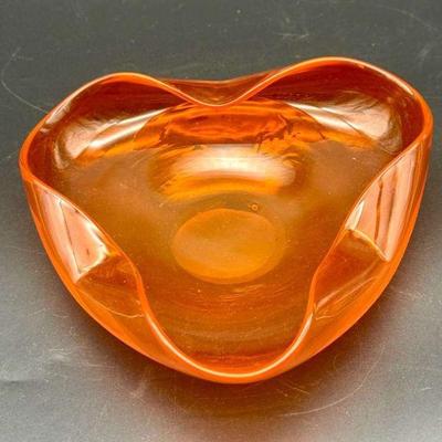 MCM Murano Style Art Glass Candy Dish/Ashtray
