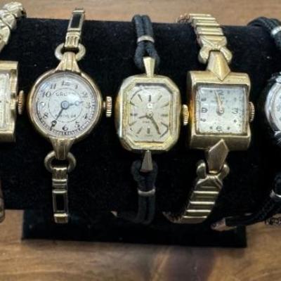 Gold Ladies Wrist Watches
