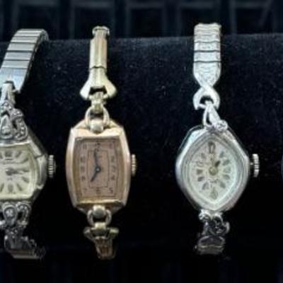 Gold Filled Ladies Wrist Watches