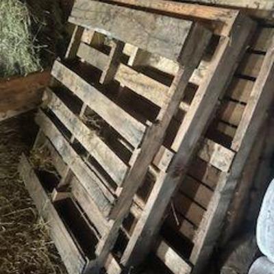Wood pallets