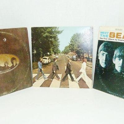 3 vintage Beatles albums