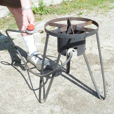 propane iron burner stand