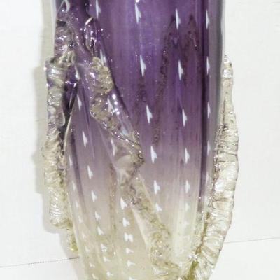 Finland Art glass tall vase