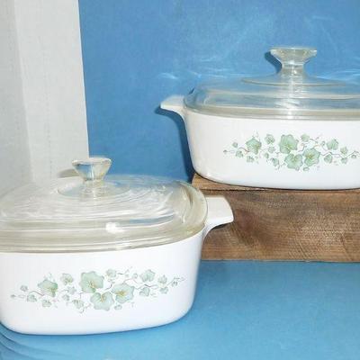 several lots of Corning ware