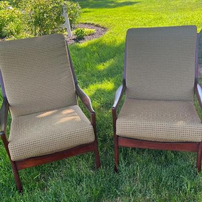 Mid Century Parker Arm Chairs