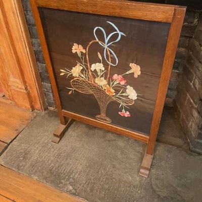 Antique Fireplace screen