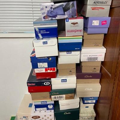 Shoes all in boxes side 7-8 